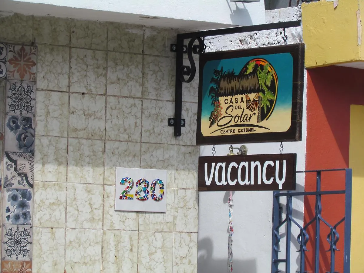 Guest house Casa Del Solar Centro Cozumel - Wifi Gratuito Fibra Optica 200 Mbps Hotel